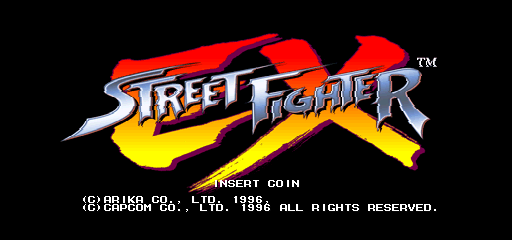 Street Fighter EX (Euro 961219) Title Screen